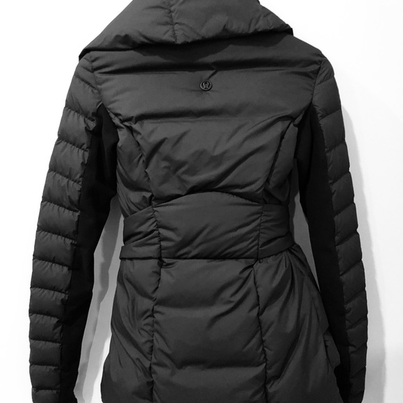 Lululemon Enfold Wrap Down Coat - Picture 11 of 13